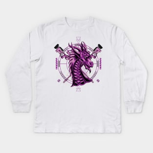 sniper dragon Kids Long Sleeve T-Shirt
